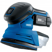 D20 20V Tri-Base Detail Sander, 1 x 2.0Ah Battery, 1 x Charger