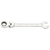 Metric Combination Spanner with Flexible Head and Double Ratcheting Features (18mm)