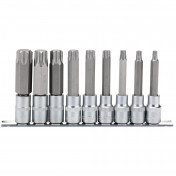 Draper TX-STAR® Socket Bit Set, 1/2 Sq. Dr., 100mm (9 Piece) - Discontinued