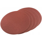 Self-Adhesive Aluminium Oxide Sanding Discs, 200mm, 60 Grit (Pack of 5)