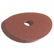 Aluminium Oxide Sanding Disc, 115mm, 80 Grit (Pack of 5)