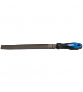 Soft Grip Engineers Half Round File and Handle, 250mm