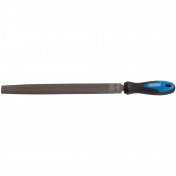 Soft Grip Engineers Half Round File and Handle, 300mm