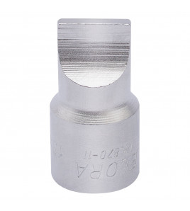 Elora Plain Slot Screwdriver Socket, 3/8 Sq. Dr., 3mm