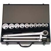 Metric Socket Set, 3/4 Sq. Dr. (13 Piece)