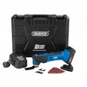 D20 20V Oscillating Multi-Tool, 1 x 2.0Ah Battery, 1 x Charger