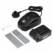 D20 20V Nailer/Stapler, 1 x 2.0Ah Battery, 1 x Charger