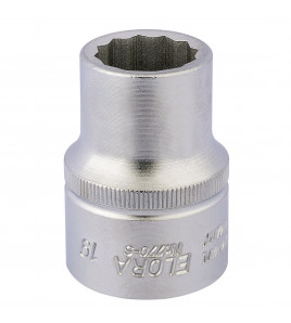 Elora Bi-Hexagon Socket, 3/4 Sq. Dr., 19mm
