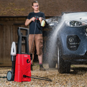 230V Pressure Washer, 1600W, 135Bar, Red