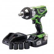 Draper Storm Force® 20V Impact Wrench, 1/2 Sq. Dr., 400Nm, 1 x 3.0Ah Battery