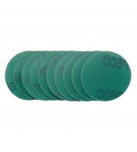 Wet and Dry Sanding Discs with Hook and Loop, 50mm, 600 Grit (Pack of 10)