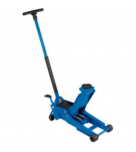 Draper Expert Professional Low Profile Garage Trolley Jack, 3 Tonne, Blue