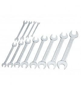 Long Metric Open End Spanner Set (12 Piece)