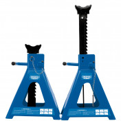 Pneumatic Rise Ratcheting Axle Stands, 10 Tonne (Pair)