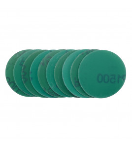 Wet and Dry Sanding Discs with Hook and Loop, 50mm, 1500 Grit (Pack of 10)