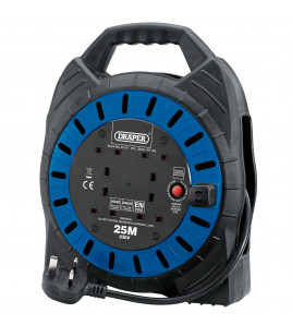 230V Four Socket Cable Reel, 25m