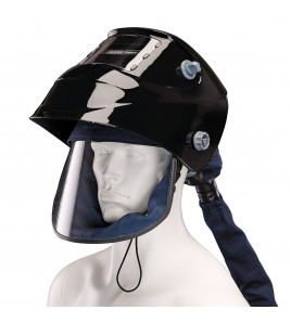 Draper Expert Air-Fed PAPR Auto-Darkening Welding Helmet, Black