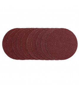 Sanding Discs, 125mm, Hook & Loop, 40G (Pack of 10)