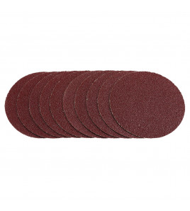 Sanding Discs, 125mm, Hook & Loop, 40G (Pack of 10)