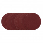 Sanding Discs, 125mm, Hook & Loop, 80G (Pack of 10)