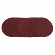 Sanding Discs, 125mm, Hook & Loop, 80G (Pack of 10)