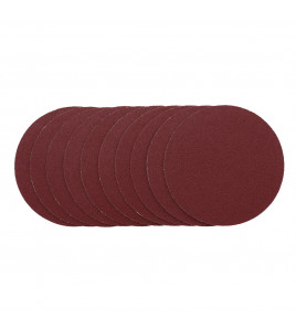 Sanding Discs, 125mm, Hook & Loop, 120G (Pack of 10)
