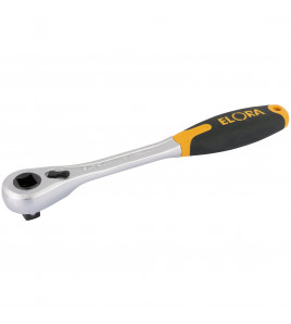 Soft Grip Reversible Ratchet, 1/2 Sq. Dr.