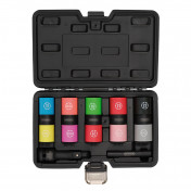 Double Ended Wheel Nut Socket Set, 1/2 Sq. Dr. (7 Piece)