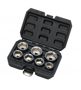 Oil Filter Socket Set, 3/8 Sq. Dr. (7 Piece)