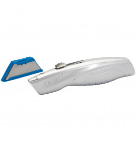 Retractable Trimming Knife with 5 Spare Blades