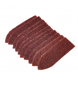 Hook and Loop Finger Sander Sheets, 67 x 67 x 22mm, 60 Grit (Pack of 10) - Discontinued