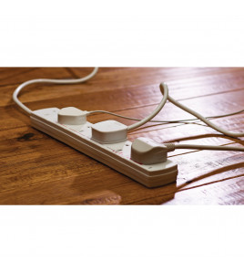 6 Way Extension Lead with Surge Protection, 2m - Discontinued