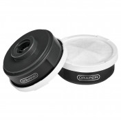 Spare A1P2 Filters (2) for Combined Vapour and Dust Respirator 03030