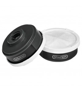 Spare A1P2 Filters (2) for Combined Vapour and Dust Respirator 03030