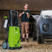 230V Pressure Washer, 2200W, 165Bar, Green