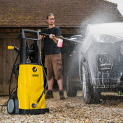 230V Pressure Washer, 2200W, 165Bar, Yellow
