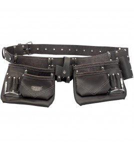 Draper Expert Oil-Tanned leather Double Pouch Tool Belt