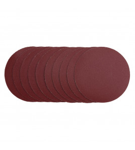 Sanding Discs, 125mm, Hook & Loop, 240G (Pack of 10)