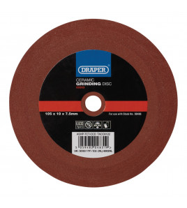 Ceramic Grinding Disc, 105 x 10 x 7.5mm
