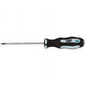 Draper Expert PZ TYPE Soft Grip Screwdriver, No.0 x 75mm