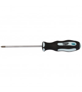 Draper Expert PZ TYPE Soft Grip Screwdriver, No.0 x 75mm