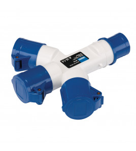 230V 3-Way Splitter, 16A