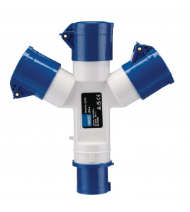 230V 3-Way Splitter, 16A