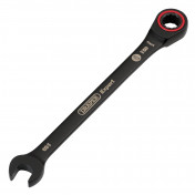 Draper Expert HI-TORQ® Metric Ratchet Combination Spanner, 8mm, Black