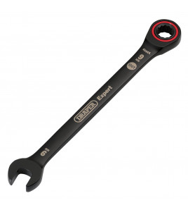 Draper Expert HI-TORQ® Metric Ratchet Combination Spanner, 9mm, Black
