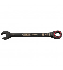 Draper Expert HI-TORQ® Metric Ratchet Combination Spanner, 13mm, Black