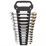 Draper Expert HI-TORQ® Metric Ratchet Combination Spanner Set (12 Piece)