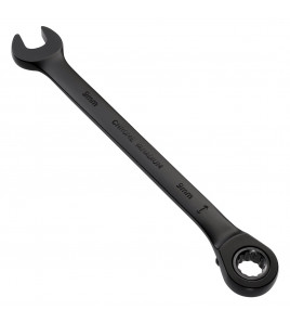 Draper Expert HI-TORQ®  Metric Reversible Ratchet Combination Spanner, 9mm, Black