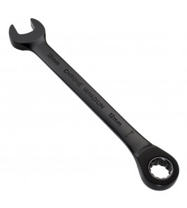 Draper Expert HI-TORQ®  Metric Reversible Ratchet Combination Spanner, 12mm, Black