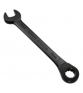 Draper Expert HI-TORQ®  Metric Reversible Ratchet Combination Spanner, 18mm, Black